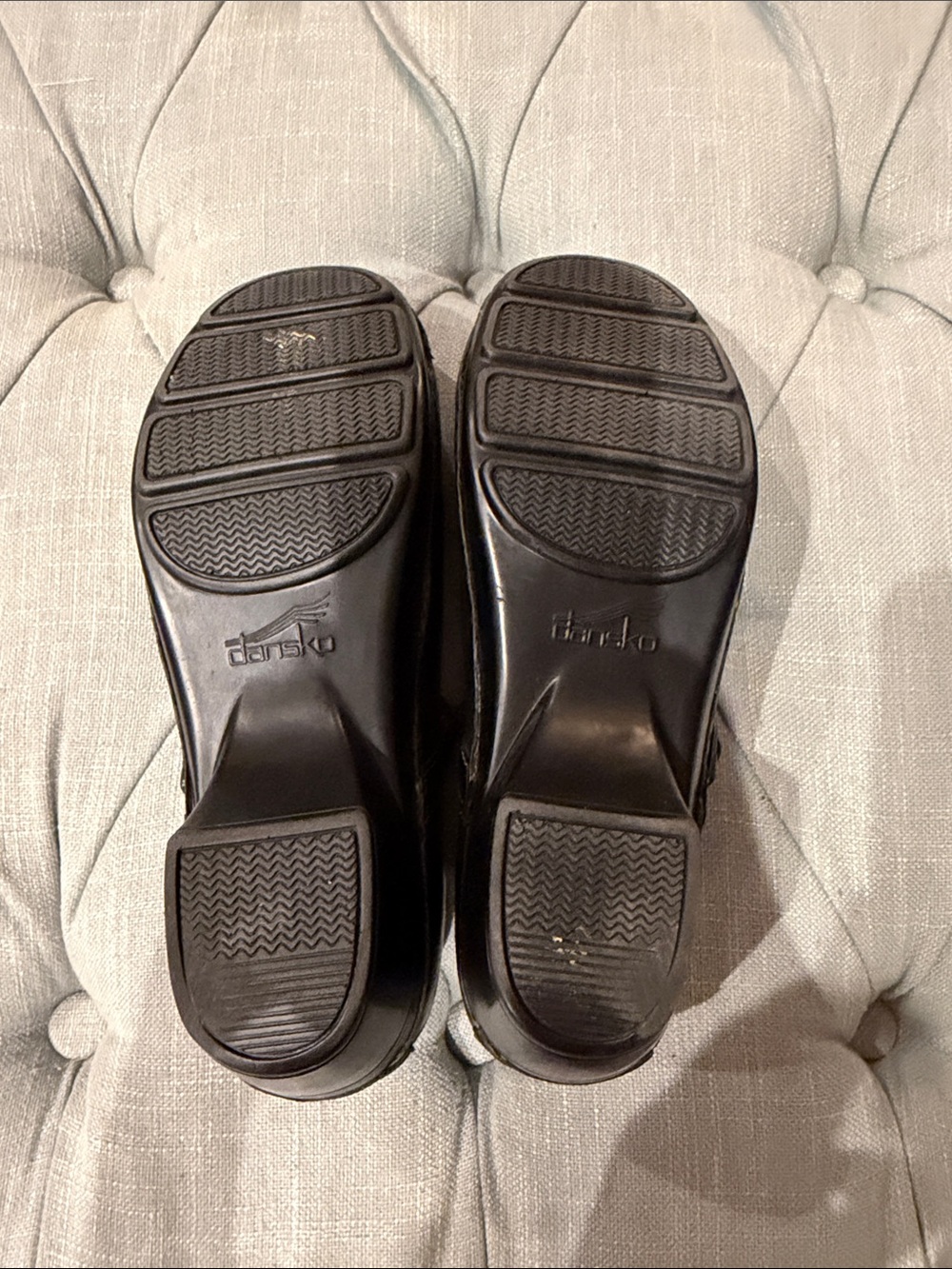 Dansko Black Girls' Mary Jane Dress Shoes with Embroidered Detail - Picture 5 of 6